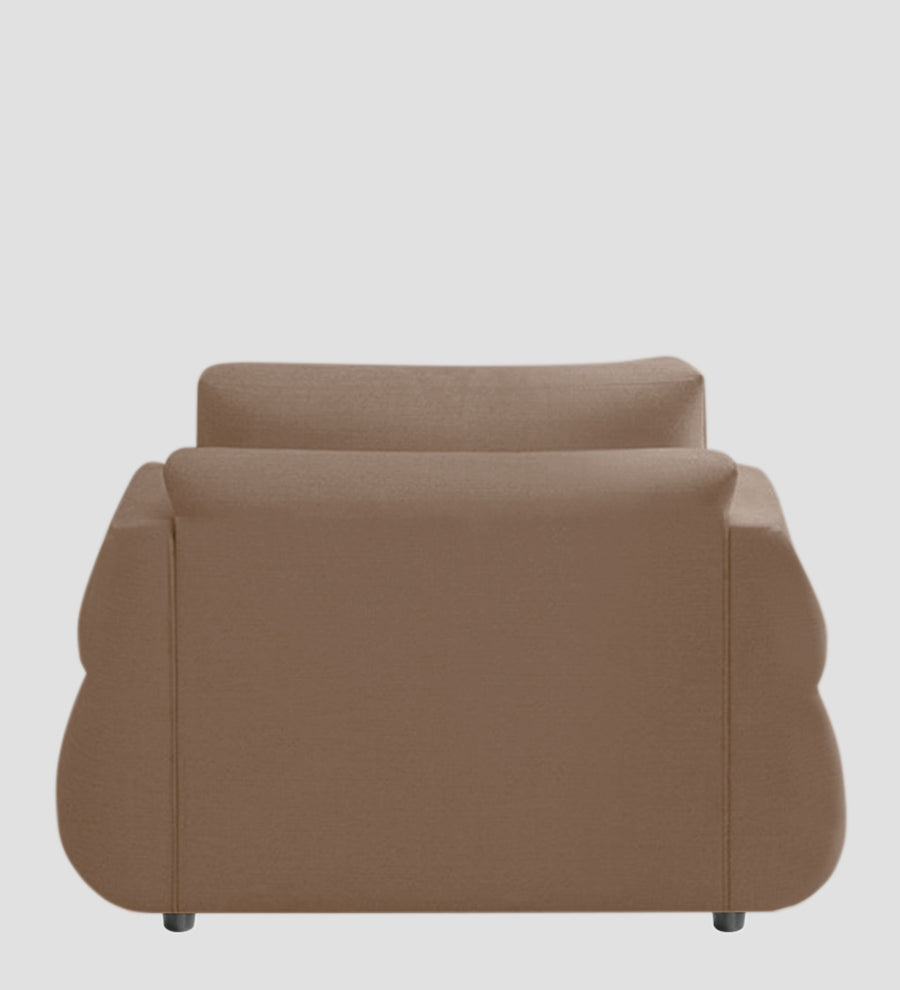 Jack Fabric 1 Seater Sofa In Cookie Beige Colour - Febonic Living