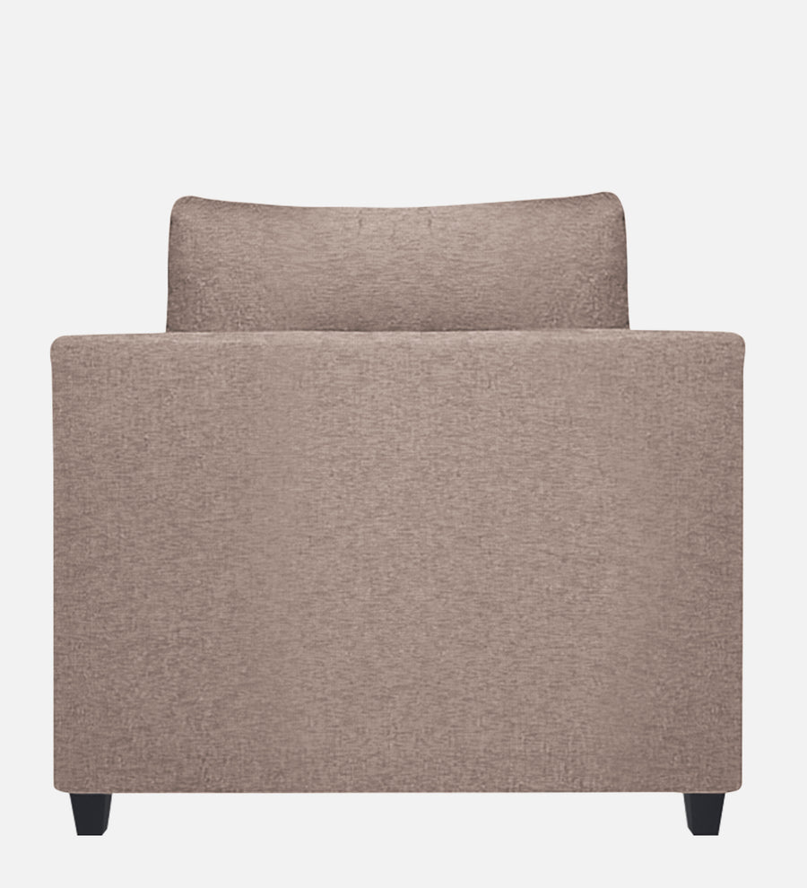 Nuska Fabric 1 Seater Sofa In Kadhi Beige Colour - Febonic Living