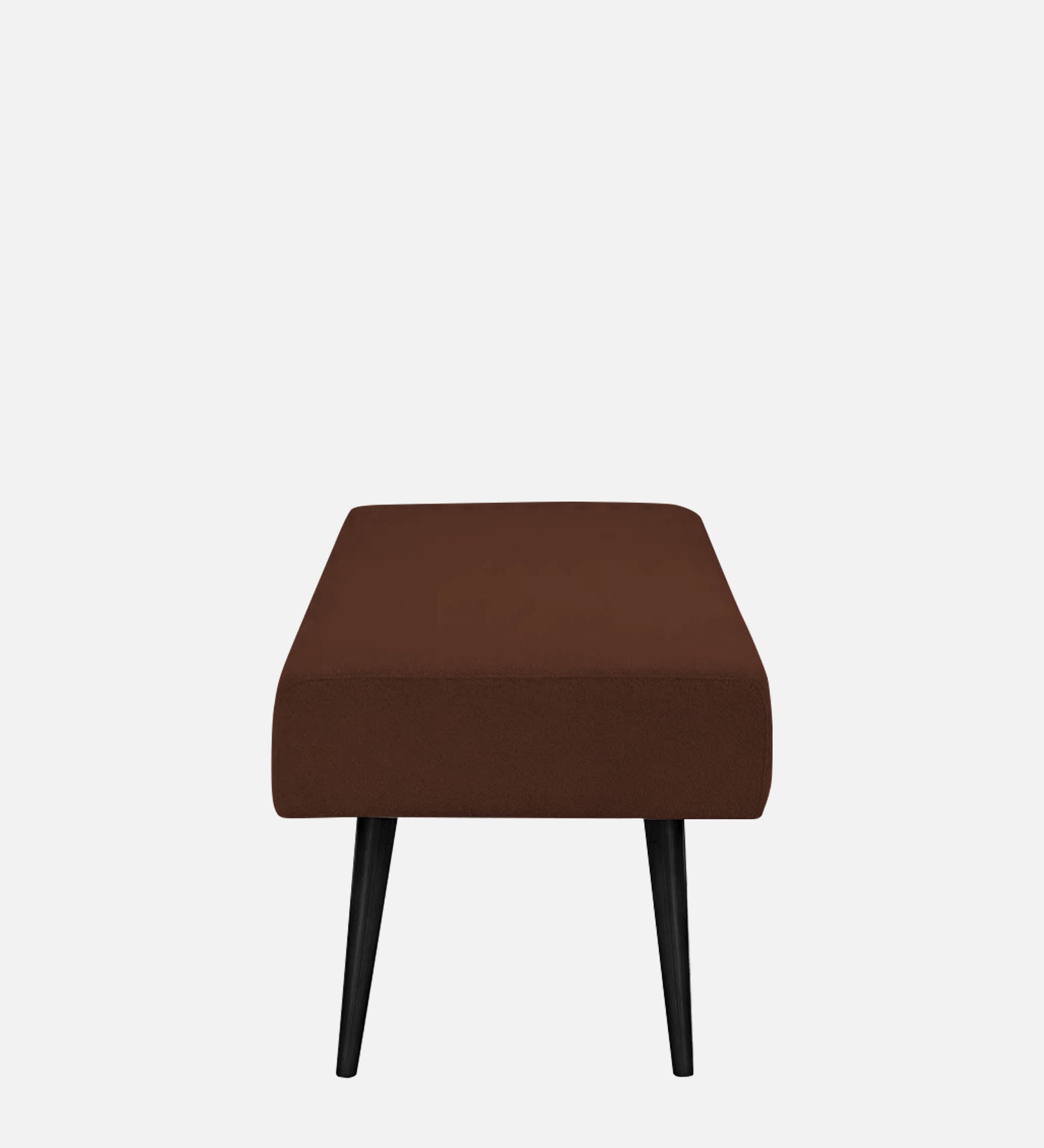 Orbit Fabric Bench In Coffee Brown Colour