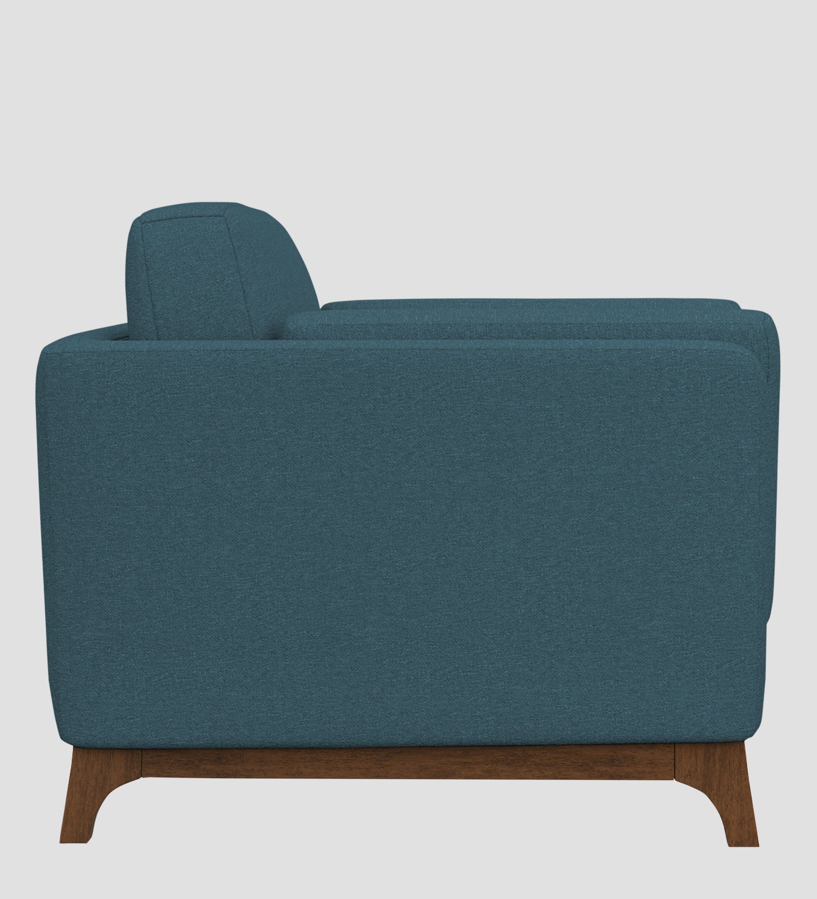 Candy Fabric 1 Seater Sofa In  Sea Blue Colour - Febonic Living