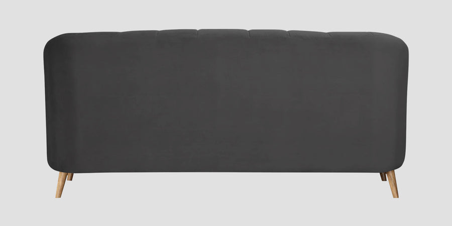 Kaylee Velvet 3 Seater Sofa In Davy Grey Colour - Febonic Living