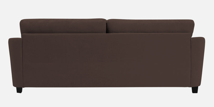 Mulan Fabric 3 Seater Sofa In Caramel Brown Colour - Febonic Living