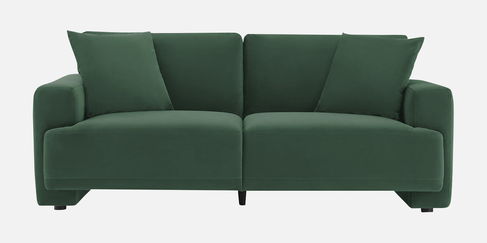 Kosta Velvet 2 Seater Sofa in Amazon Green Colour