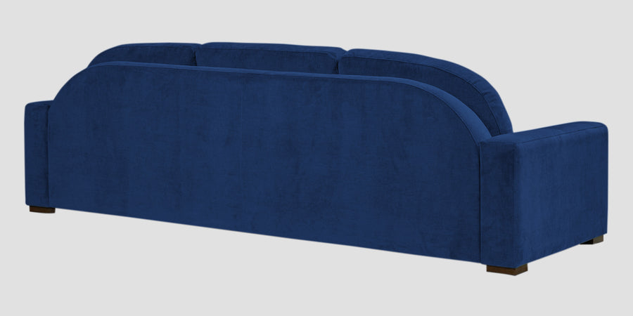 Dara Fabric 3 Seater Sofa In Royal Blue Colour - Febonic Living