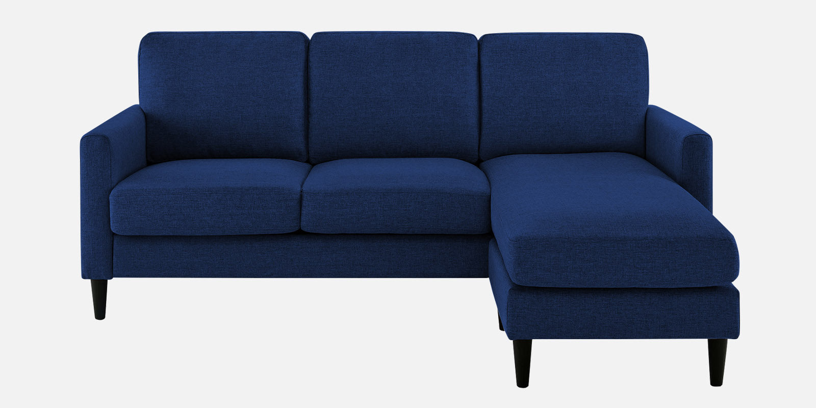 Romie Fabric LHS Sectional Sofa (2+Lounger) in Royal Blue Colour