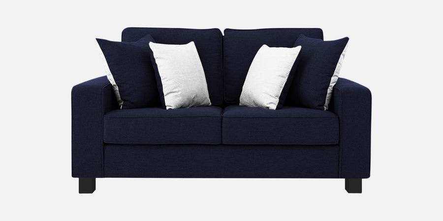 Ladybug Fabric 2 Seater Sofa In Royal Blue Colour - Febonic Living