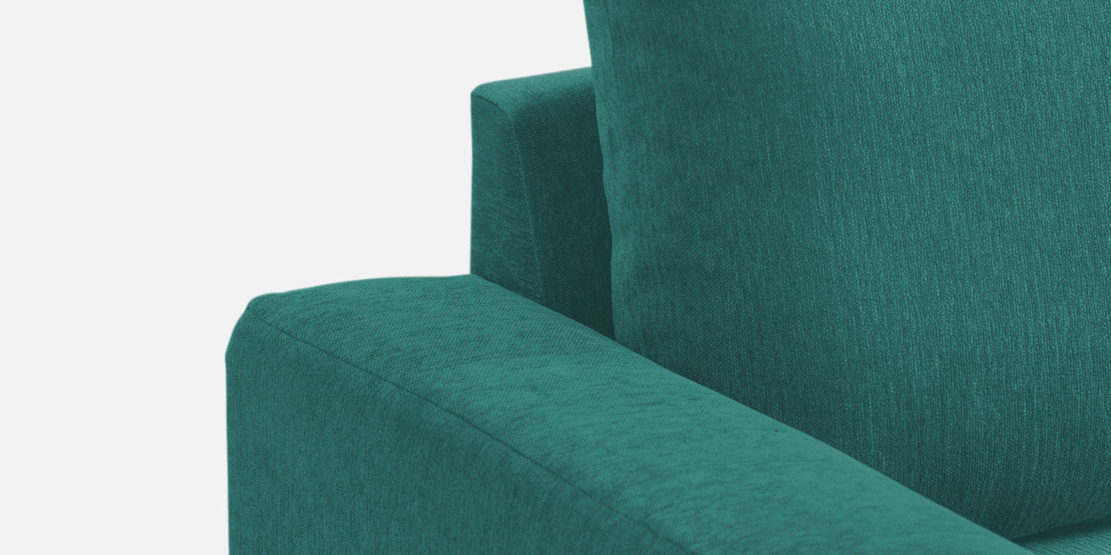 Kara Fabric 2 Seater Pull Out Sofa Cum Bed in Sea Green Colour