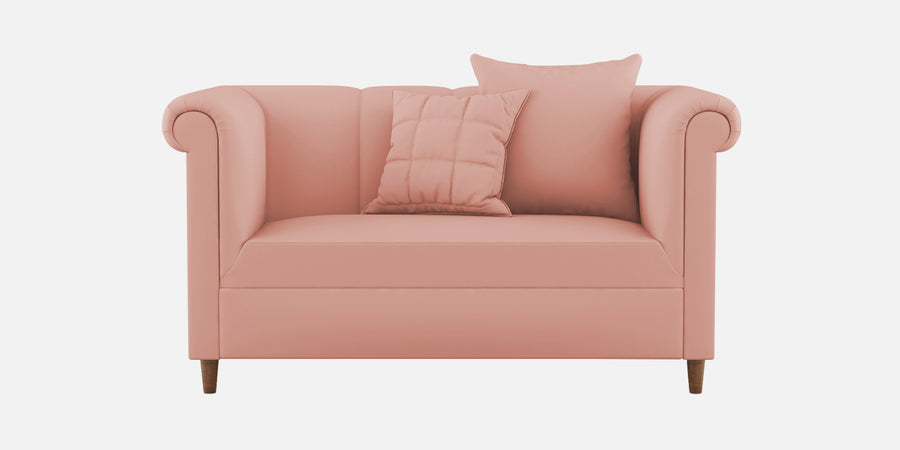 Rubi Velvet 2 Seater Sofa In Blush Pink Colour - Febonic Living