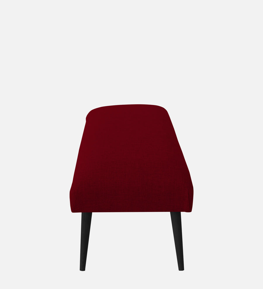 Adon Velvet Bench In Cherry Red Colour - Febonic Living