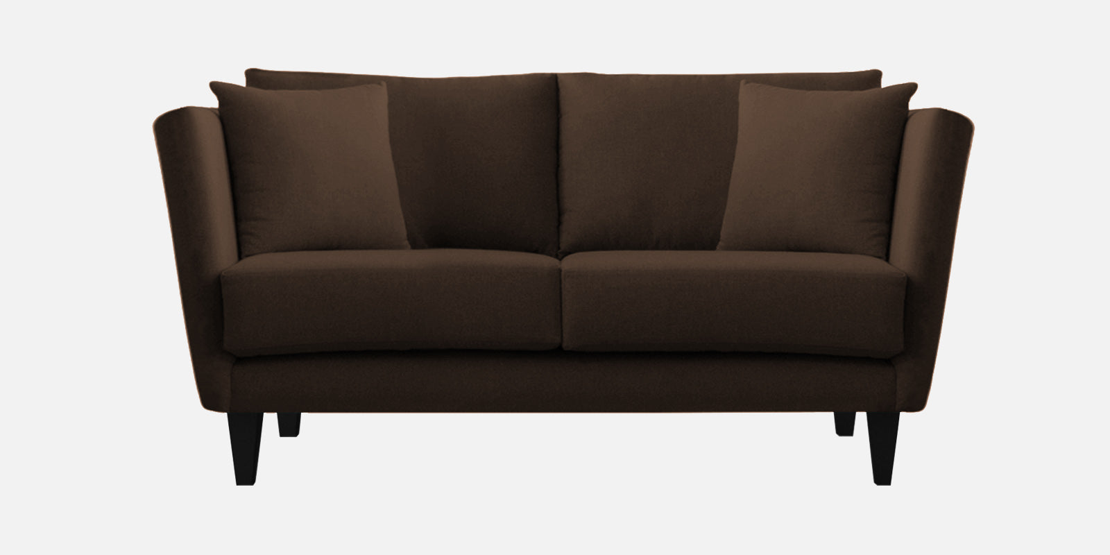 Norway Velvet 2 Seater Sofa In Cholocate Brown Colour