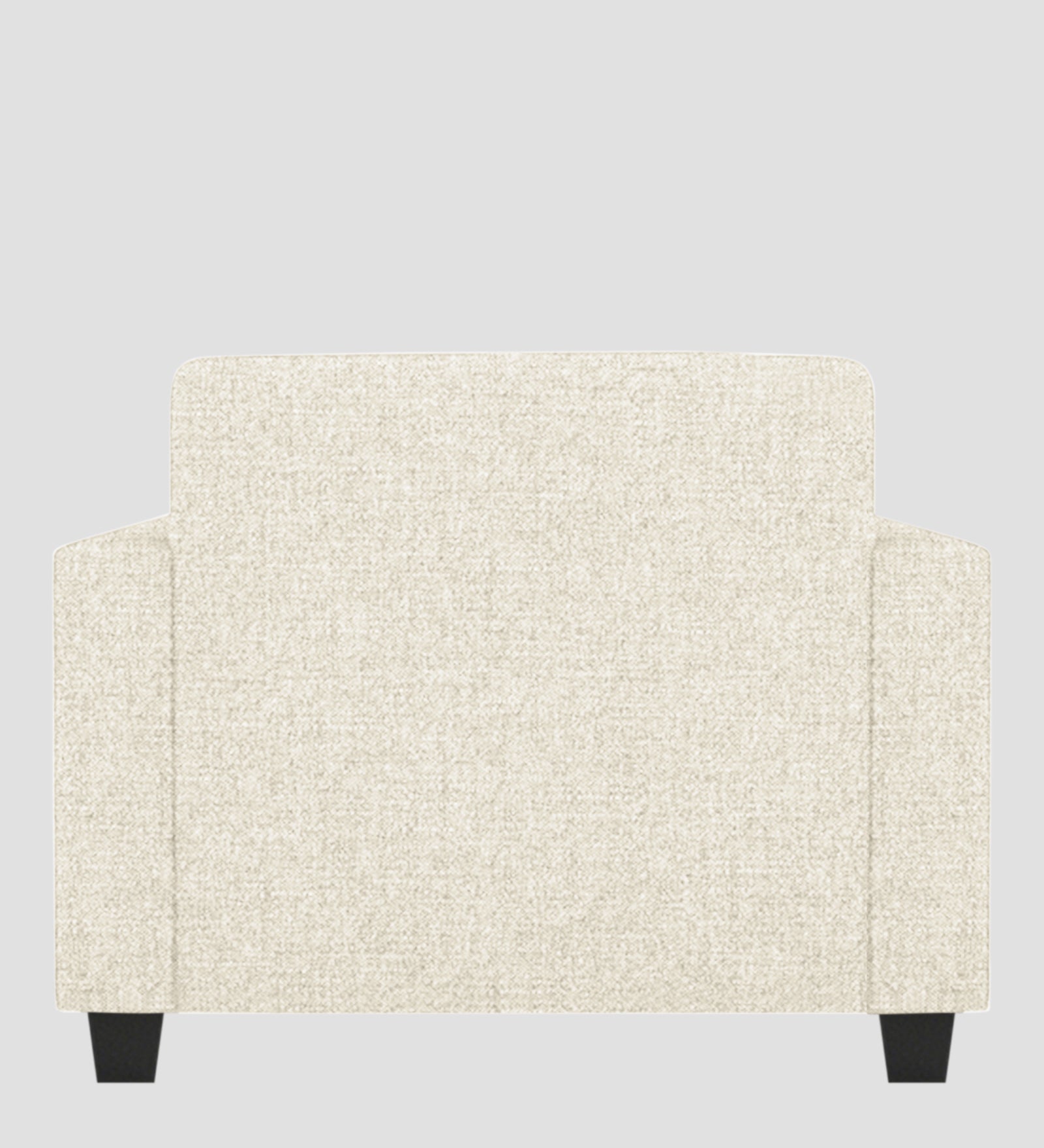 Nebula Fabric 1 Seater Sofa In  Ivory Cream Colour - Febonic Living