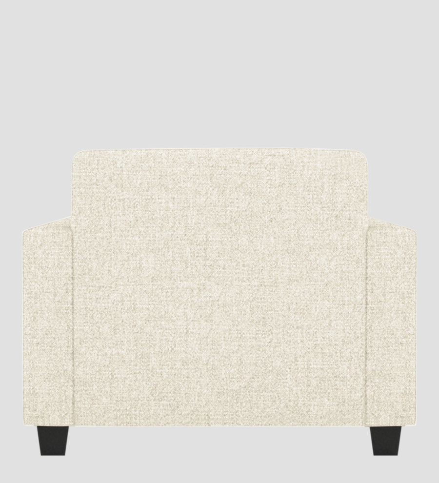 Nebula Fabric 1 Seater Sofa In Ivory Cream Colour - Febonic Living