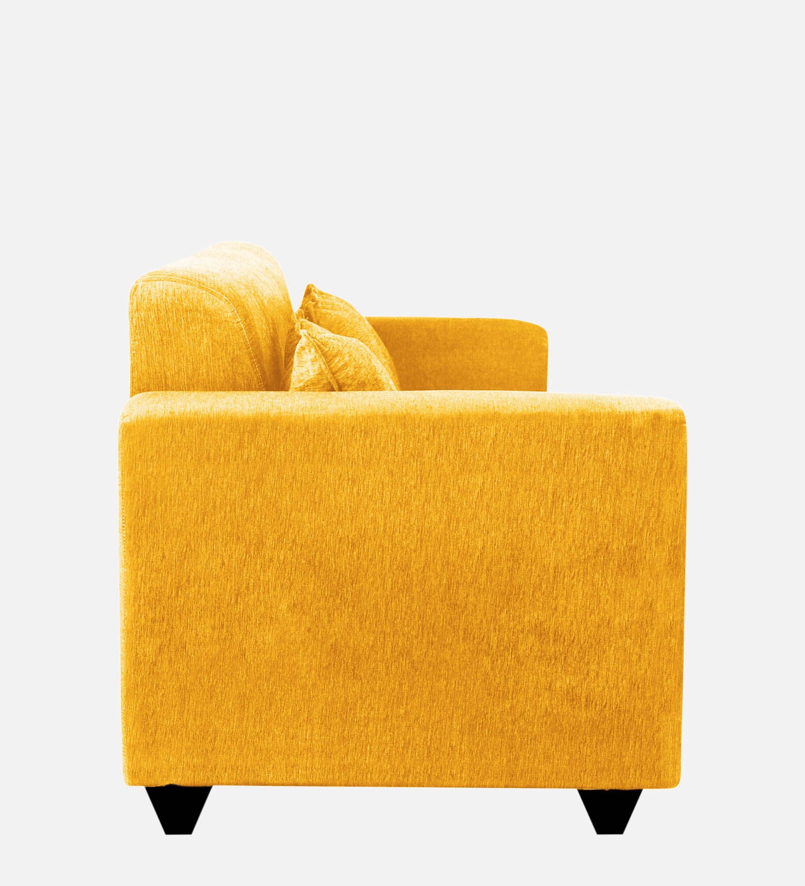 Nebula Fabric 1 Seater Sofa in Bold Yellow Colour