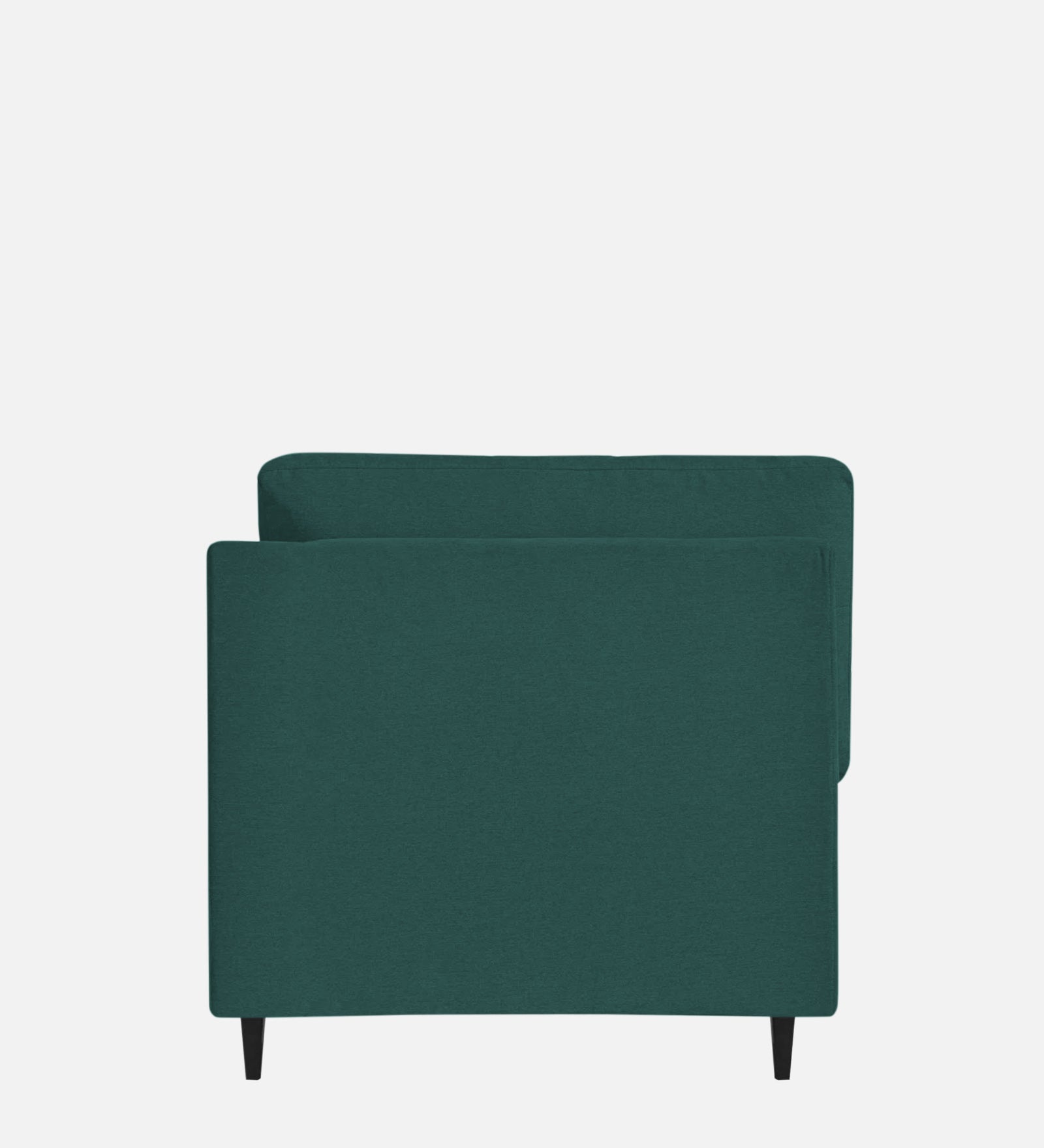 Jonze Velvet LHS Chaise Lounger in Pine Green Colour