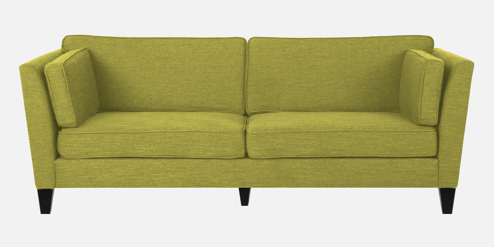 Nigar Fabric 3 Seater Sofa in Parrot Green Colour