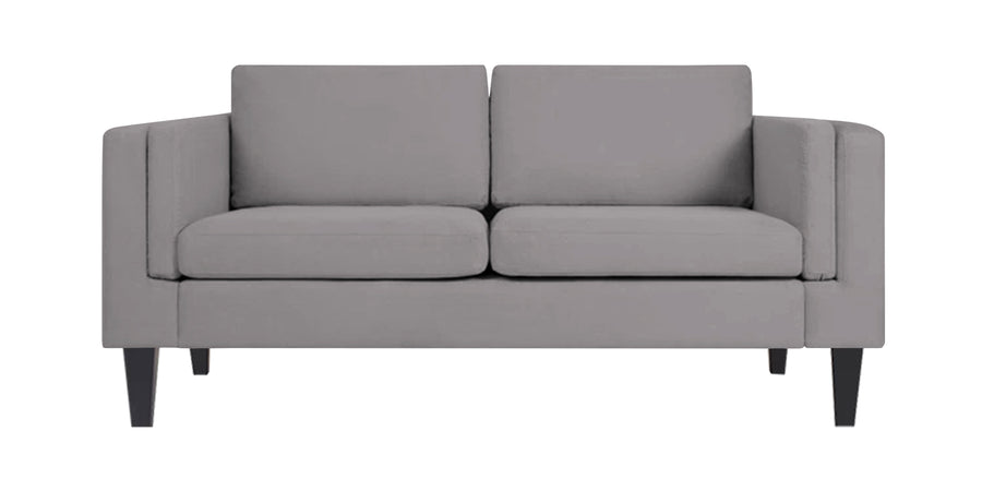 Jasper Velvet 2 Seater Sofa In Concrete Grey Colour - Febonic Living