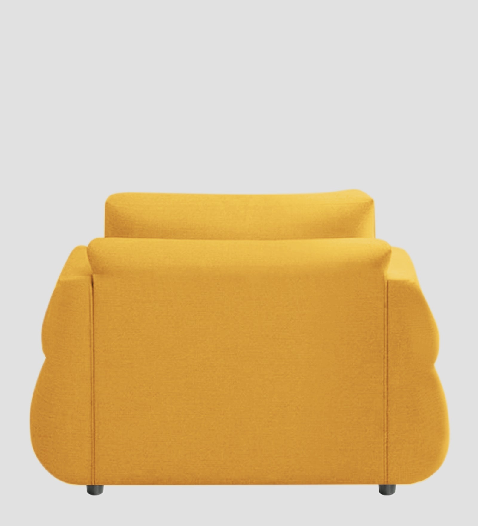 Jack Fabric 1 Seater Sofa In Bold Yellow Colour