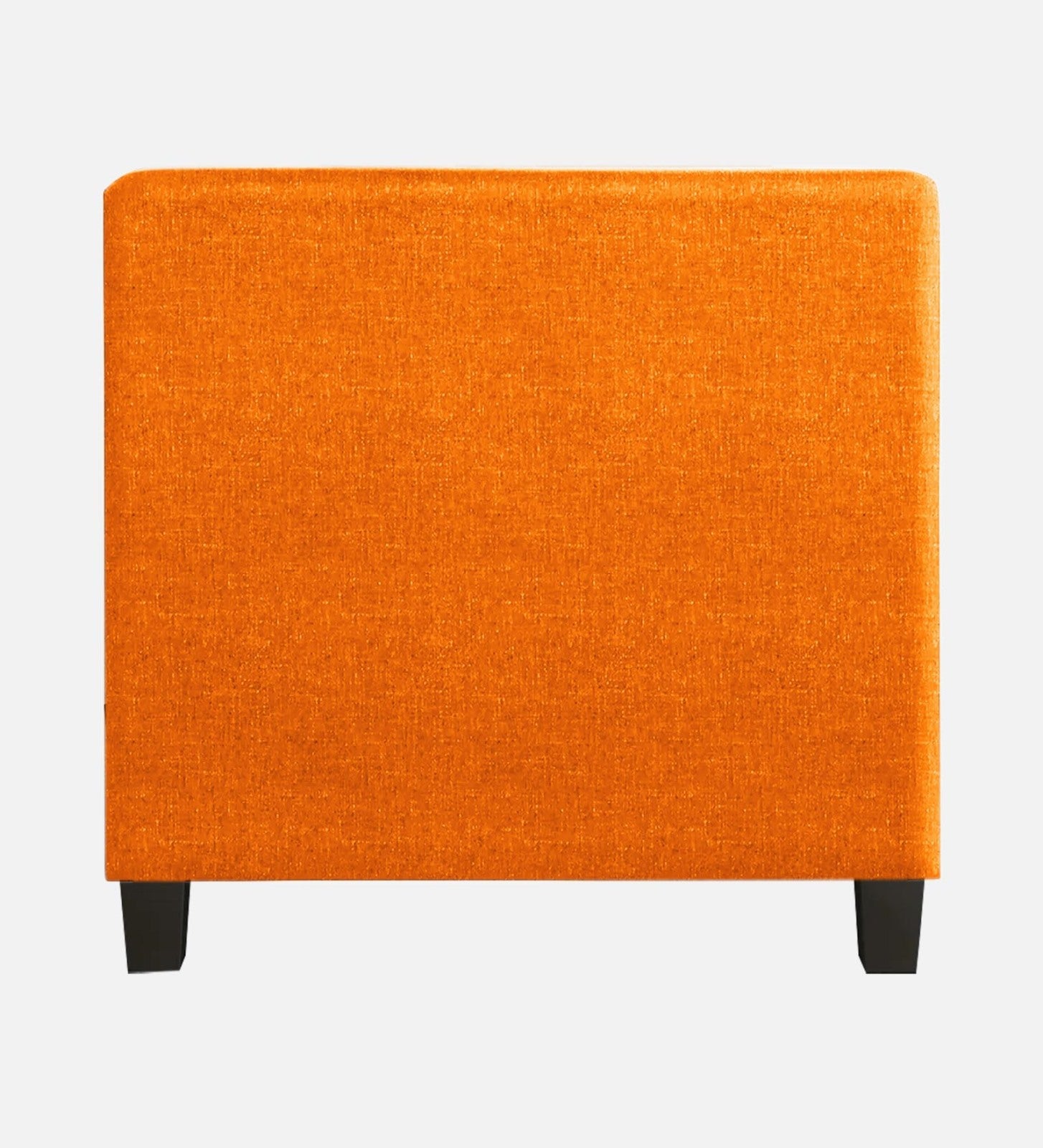 Chastin Fabric 1 Seater Sofa in Vivid Orange Colour