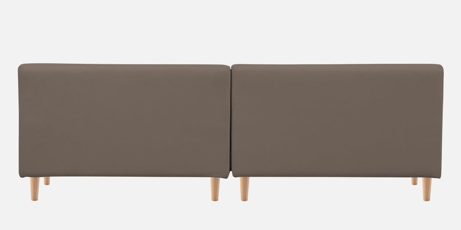 Woody Fabric Lhs Sectional Sofa 3 Lounger In Rock Beige Colour - Febonic Living