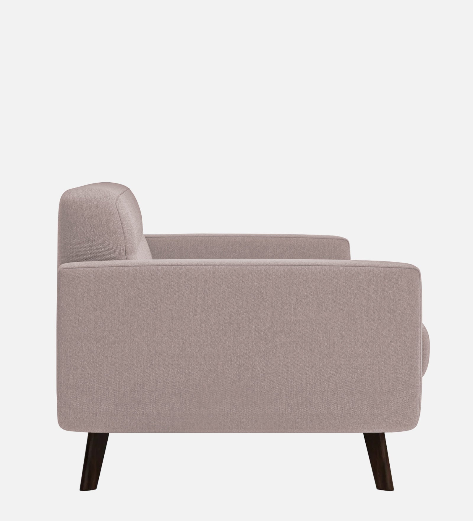 Marsela Fabric 1 Seater Sofa In  Almond Beige Colour - Febonic Living