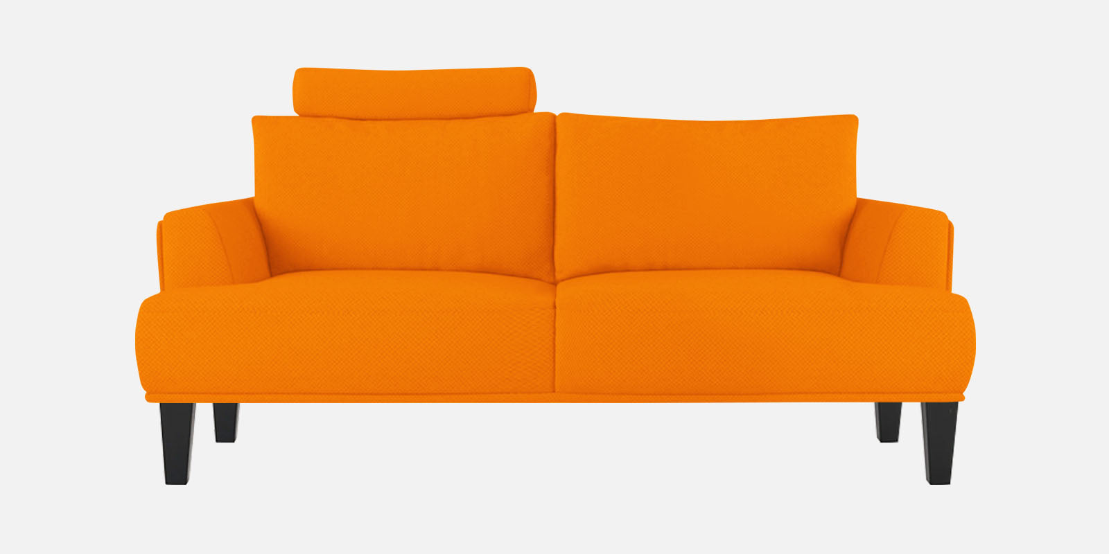 Como Fabric 2 Seater Sofa in Vivid Orange Colour