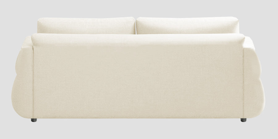 Jack Fabric 3 Seater Sofa In Ivory Cream Colour - Febonic Living