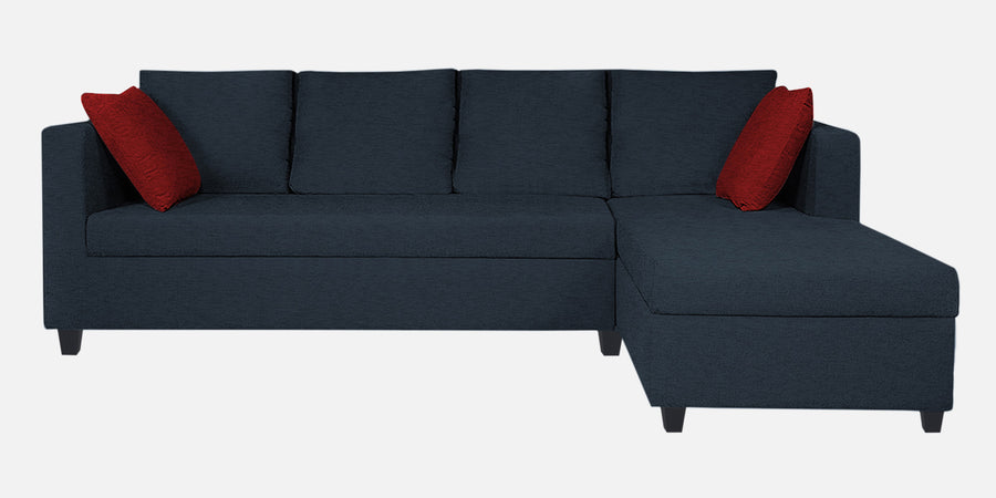 Nebula Fabric Lhs Sectional Sofa 3 Lounger In Denim Blue Colour - Febonic Living