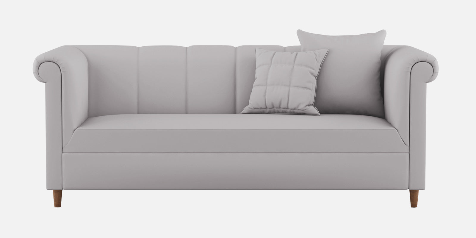 Rubi Velvet 3 Seater Sofa in Concrete grey Colour