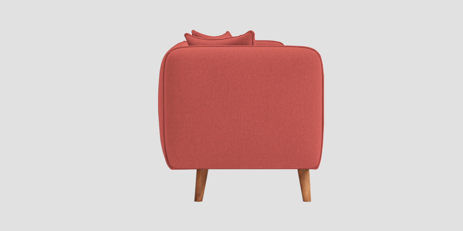 Reva Fabric 2 Seater Sofa In Salmon Pink Colour - Febonic Living