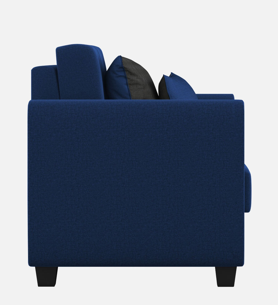 Cosmic Fabric 1 Seater Sofa In Royal Blue Colour - Febonic Living