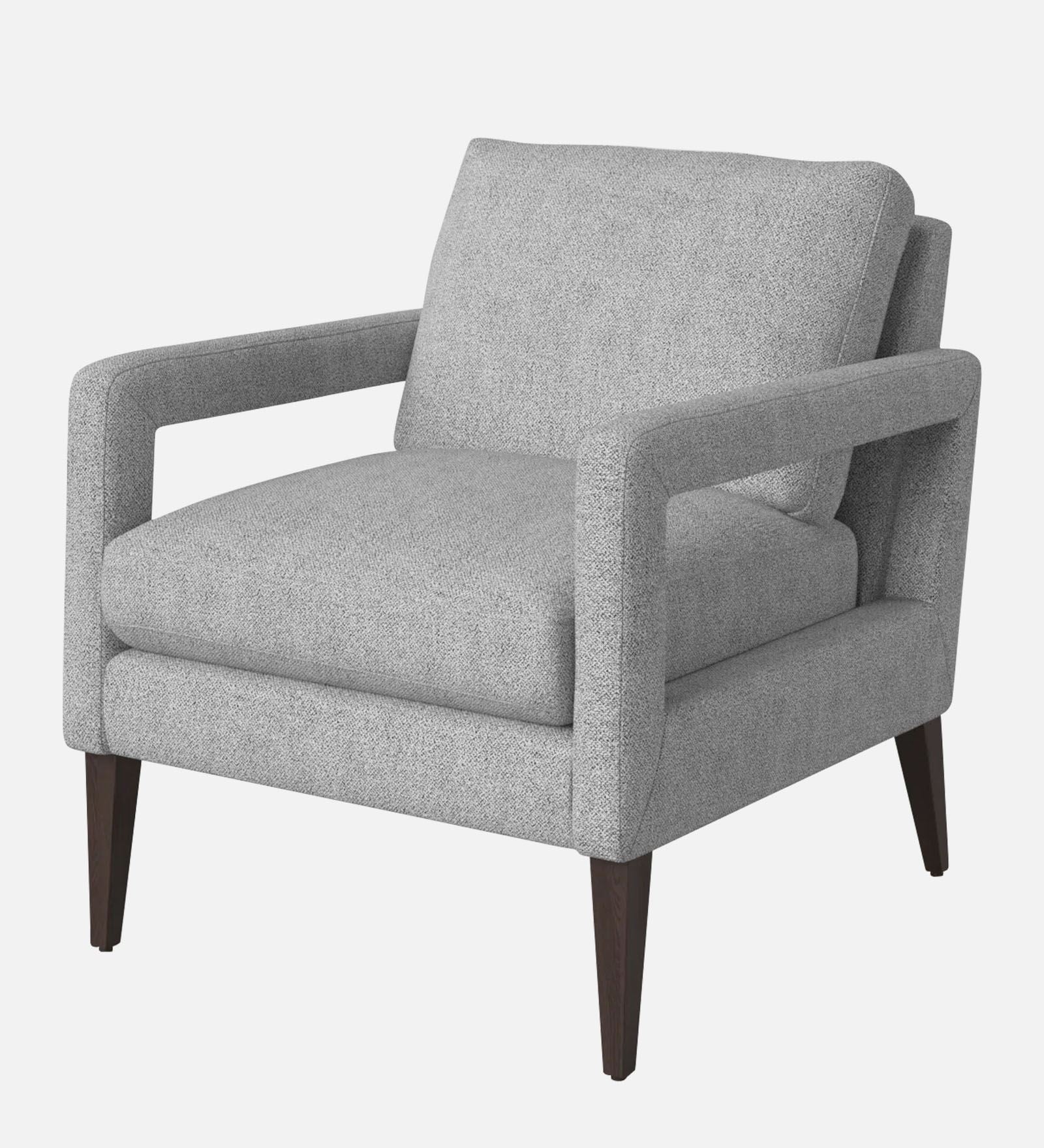 Olsen Fabric Arm Chair in Lit Grey Colour