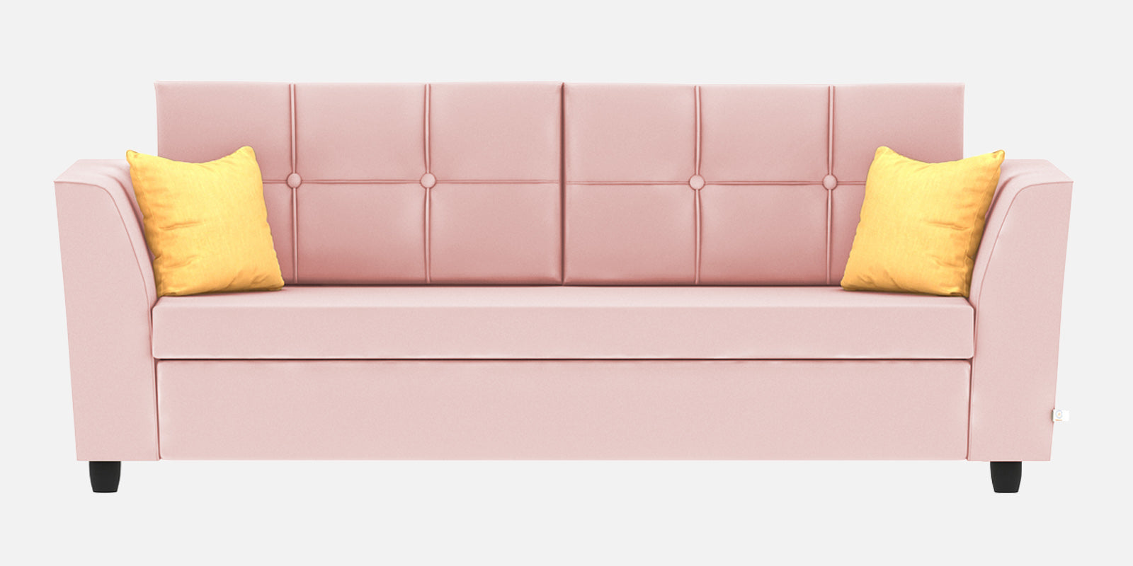 Nestin Velvet 3 Seater Sofa in Millennial Pink Colour