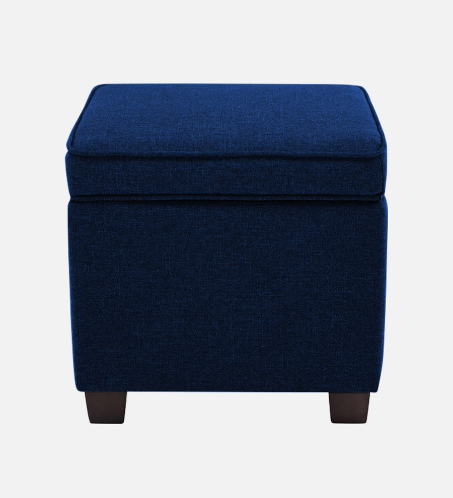 Sudan Fabric Ottoman In Royal Blue Colour With Storage - Febonic Living