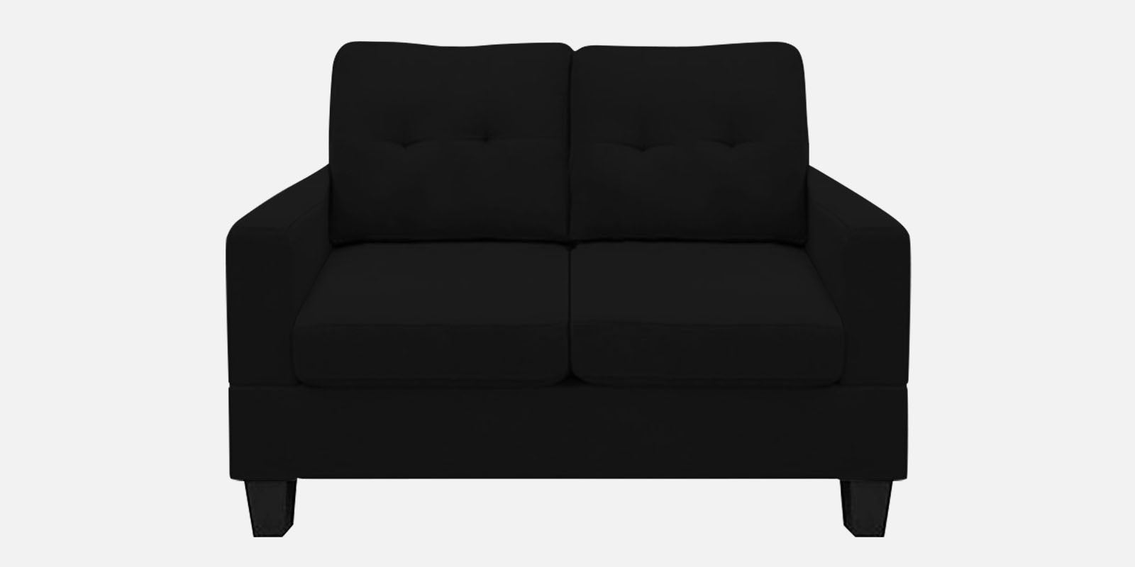 Thomas Fabric 2 Seater Sofa in Zed Black Colour