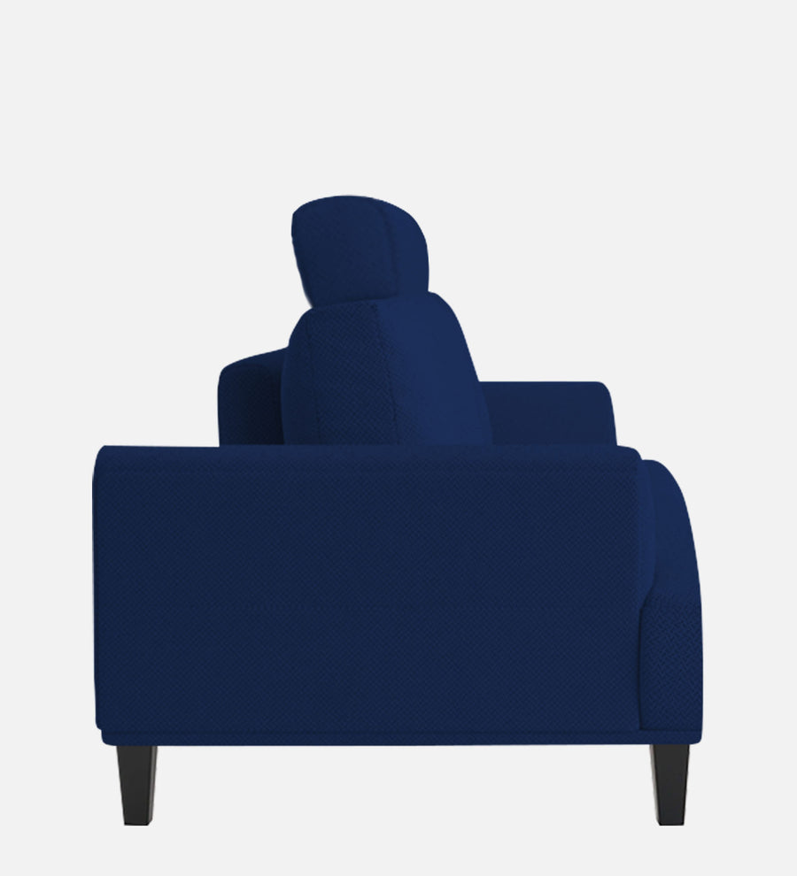 Como Fabric 1 Seater Sofa In Royal Blue Colour - Febonic Living