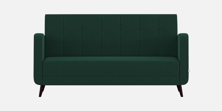 Wiki Velvet 3 Seater Sofa In Forest Green Colour - Febonic Living