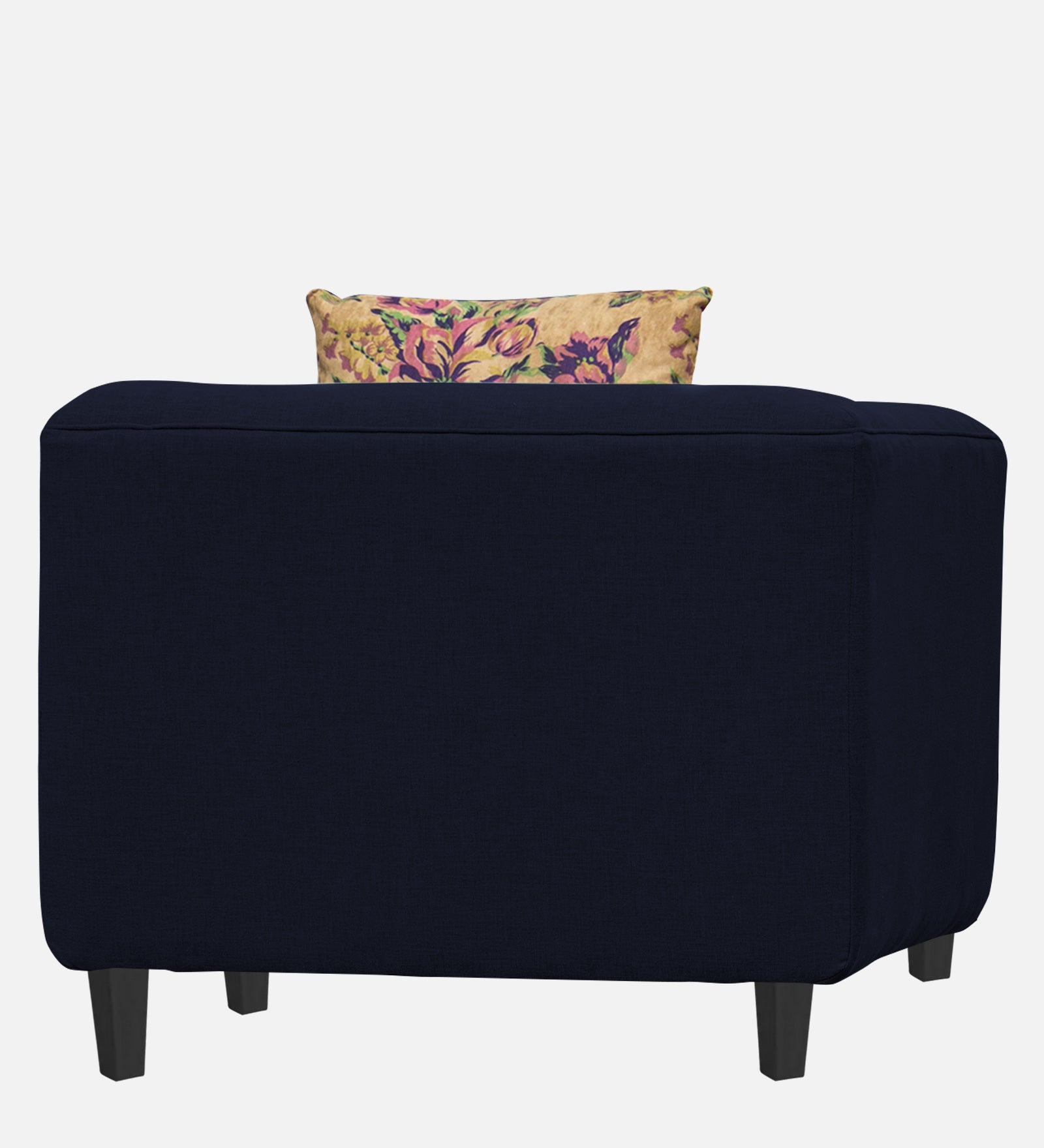 Niki Fabric 1 Seater Sofa in Royal Blue Colour