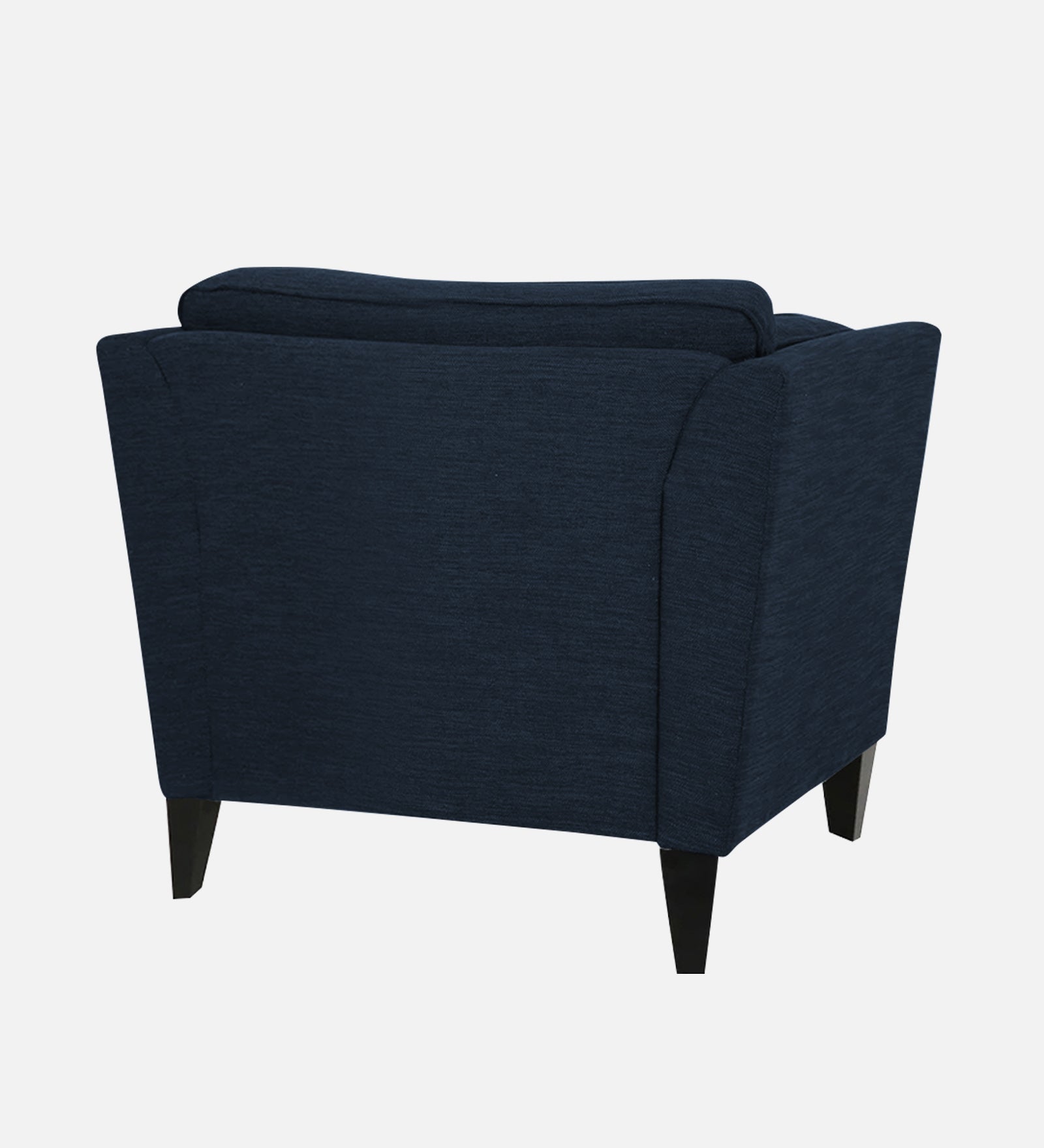 Nigar Fabric 1 Seater Sofa in Denim Blue Colour