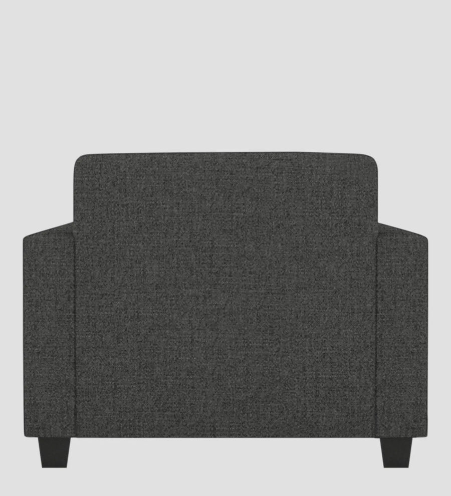 Lipu Fabric 1 Seater Sofa In Charcoal Grey Colour - Febonic Living