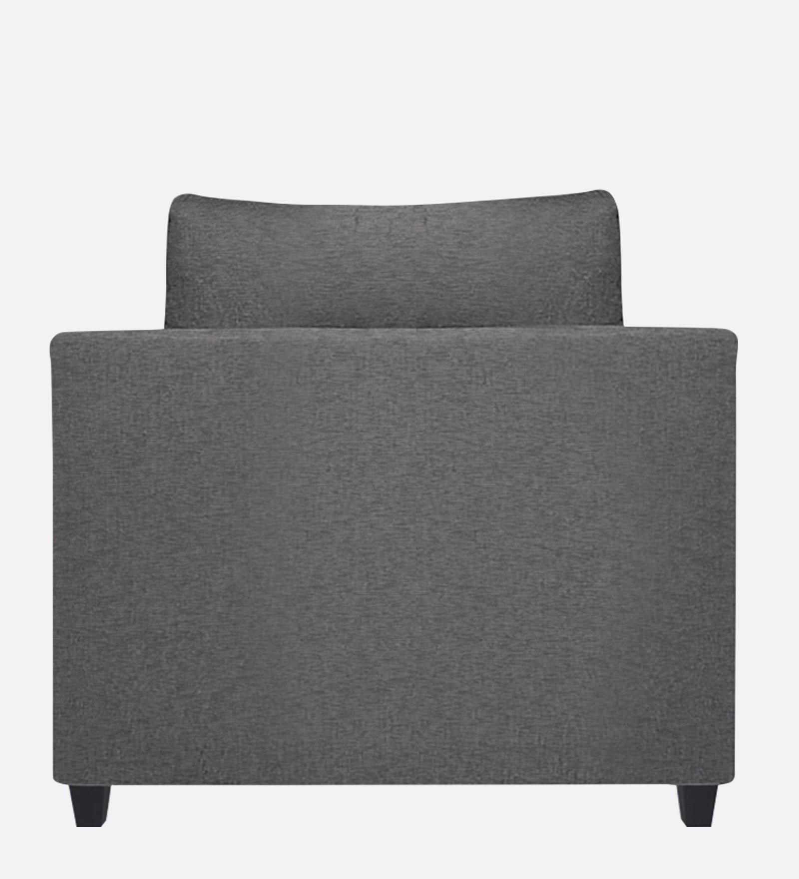 Nuska Fabric 1 Seater Sofa in Sudo Grey Colour