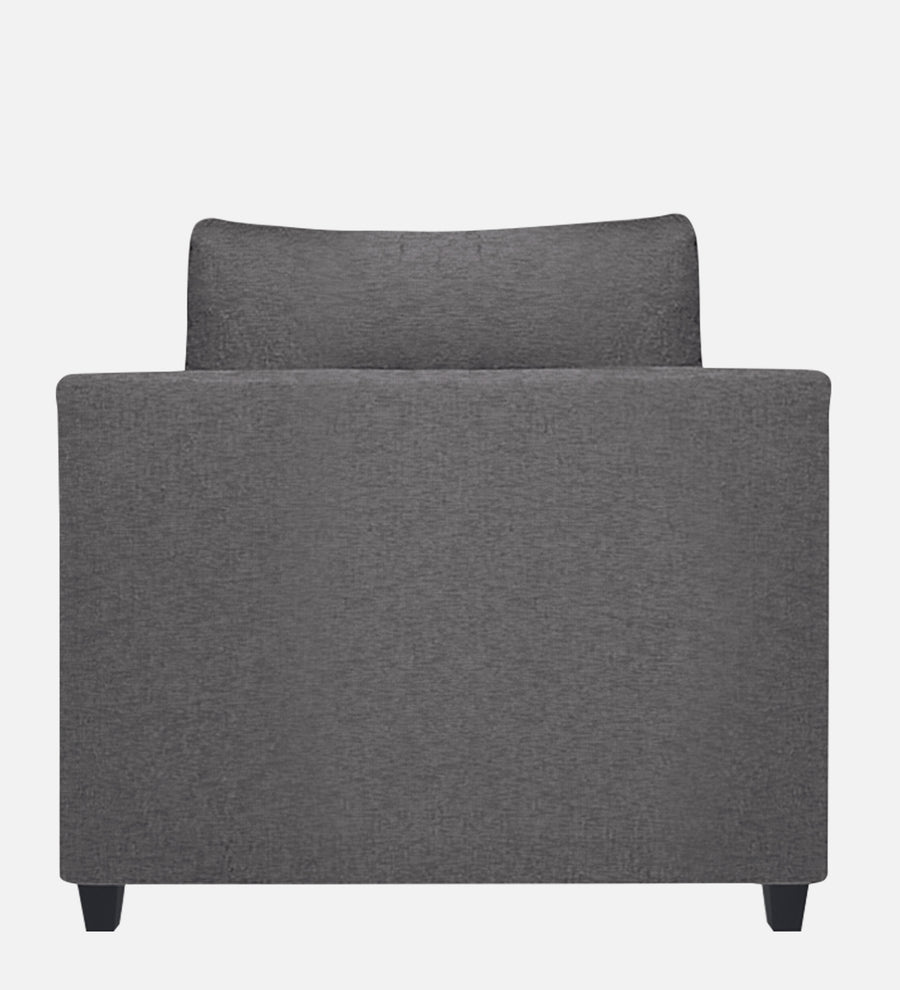 Nuska Fabric 1 Seater Sofa In Sudo Grey Colour - Febonic Living