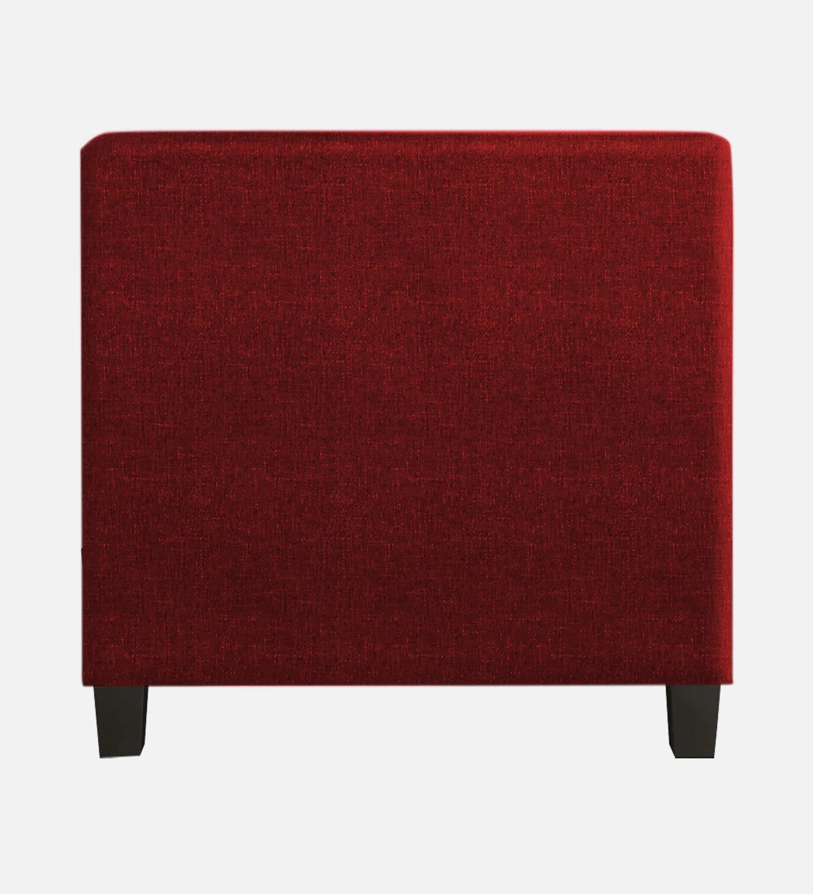 Chastin Fabric 1 Seater Sofa in Blood Maroon Colour