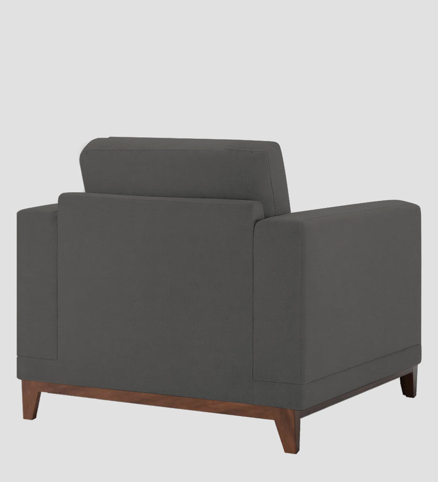 Esha Fabric 1 Seater Sofa In Stone Grey Colour - Febonic Living