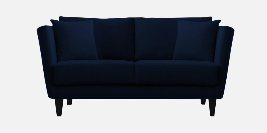 Norway Velvet 2 Seater Sofa In Dark Blue Colour - Febonic Living