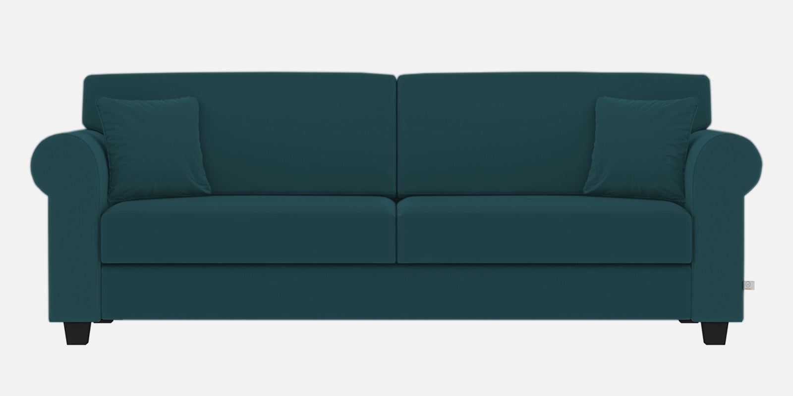 Numonk Velvet 3 Seater Sofa in Arabian Green Colour