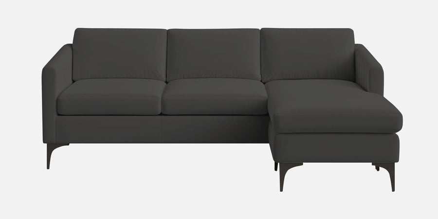 Haru Fabric Lhs Sectional Sofa 2 Lounger In Hory Grey Colour - Febonic Living