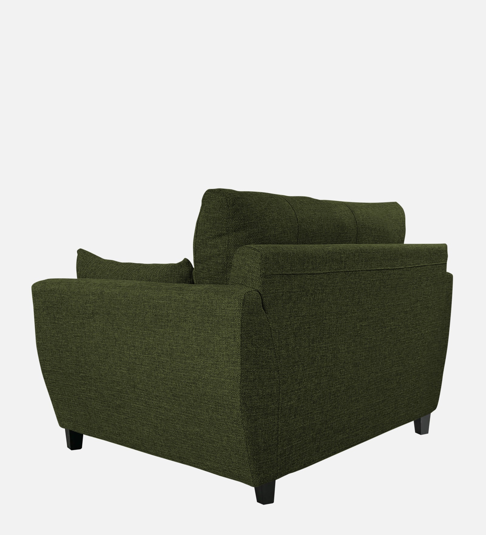 Mario Fabric 1 Seater Sofa in Olive Green Colour