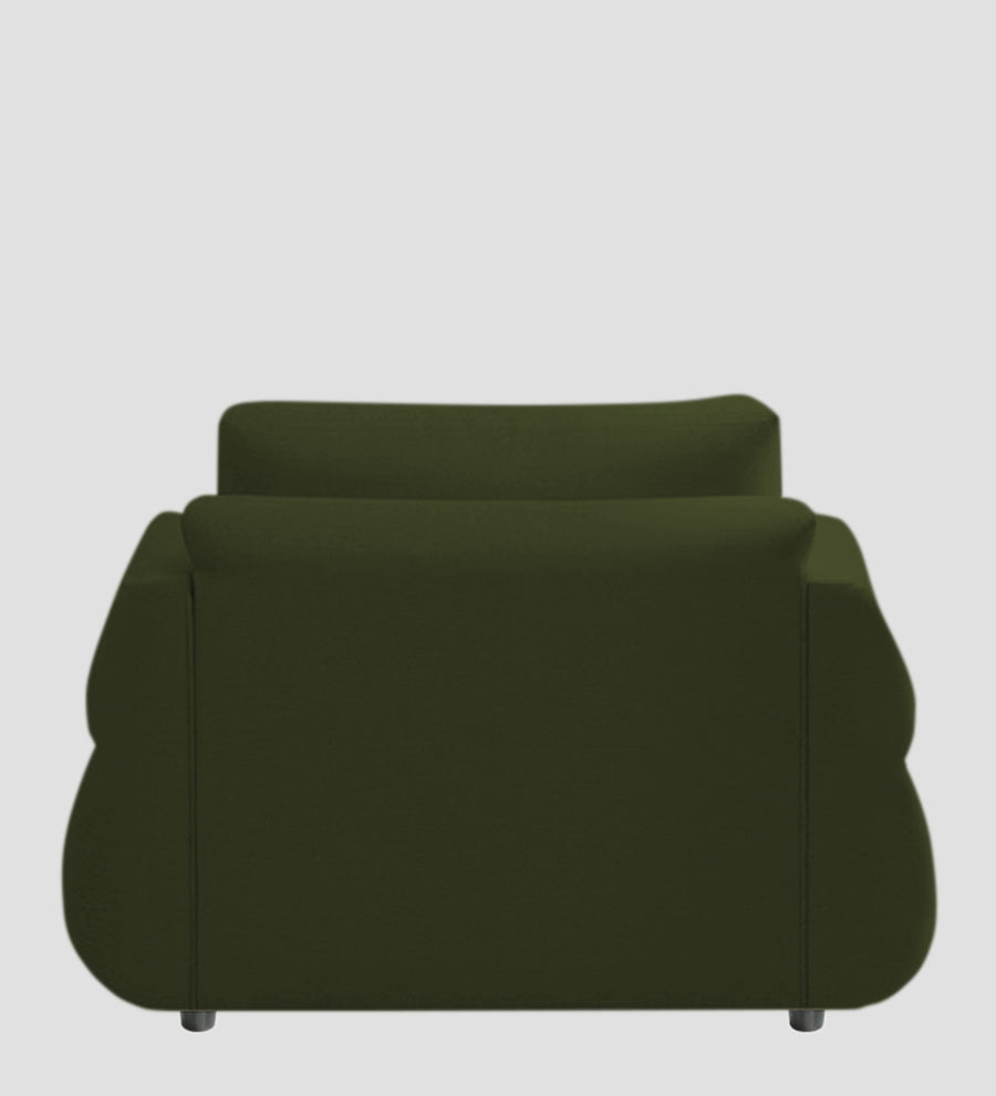 Jack Fabric 1 Seater Sofa In Olive Green Colour - Febonic Living