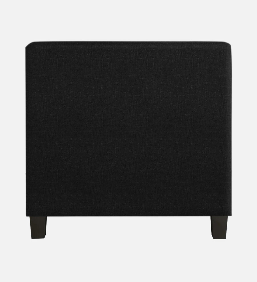 Chastin Fabric 1 Seater Sofa In Zed Black Colour - Febonic Living