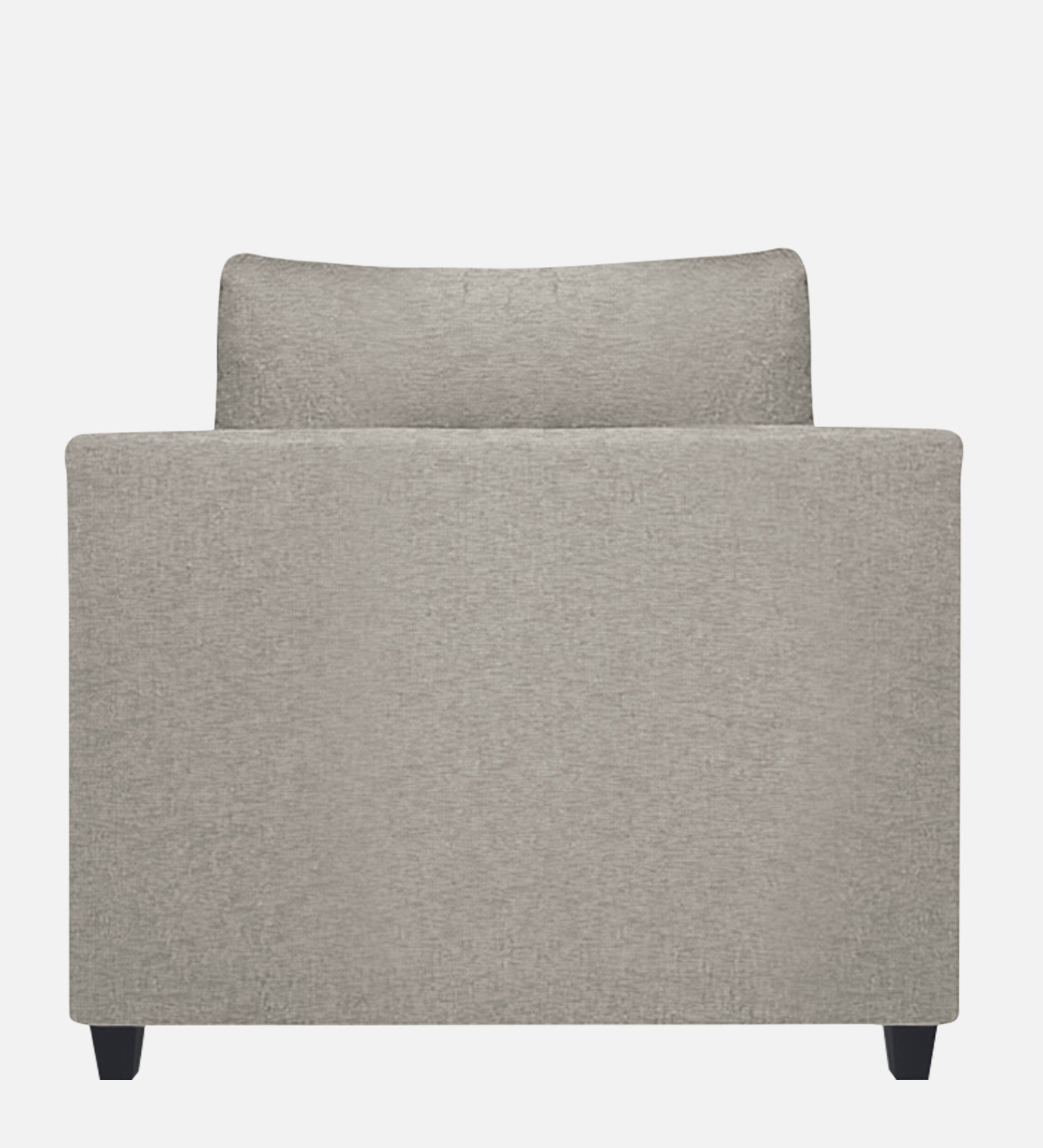 Nuska Fabric 1 Seater Sofa in Ash Grey Colour